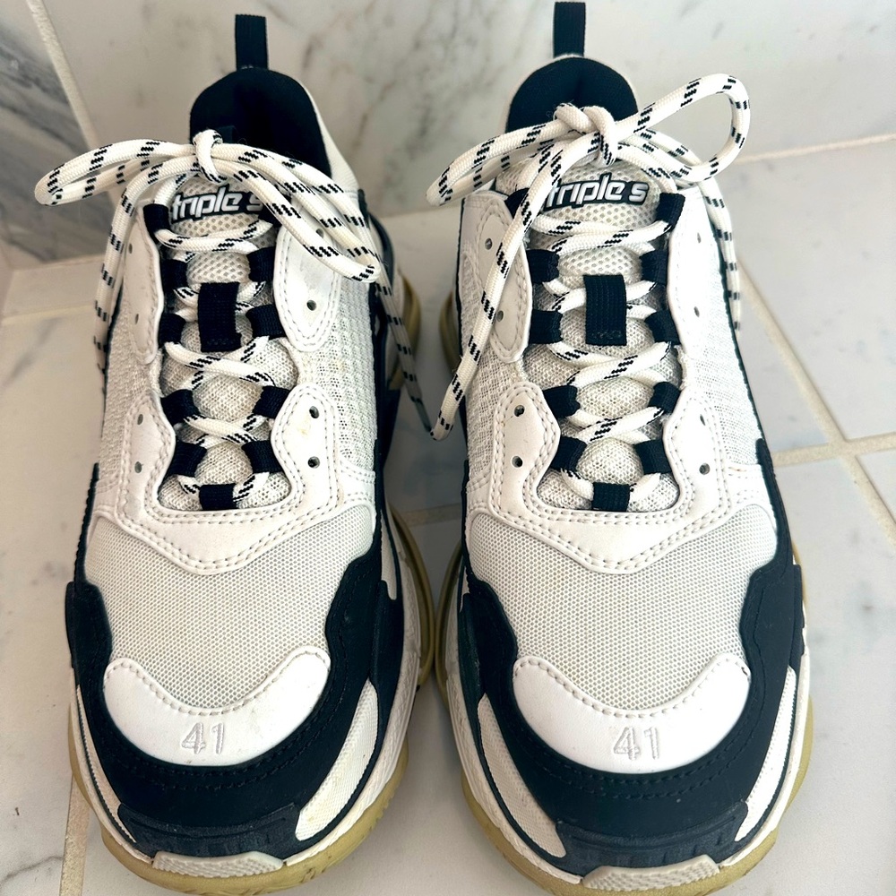 Balenciaga Triple S Sneaker “White Black” size 41